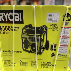 DALLAS LOCATION - NEW! RYOBI 8125-Watt Gasoline Powered Portable Generator