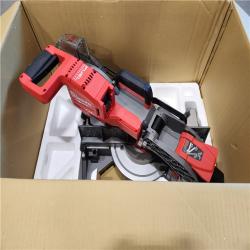 AS-IS Milwaukee M18 FUEL Brushless Cordless 10in. Dual Bevel Sliding Compound Miter Saw Kit