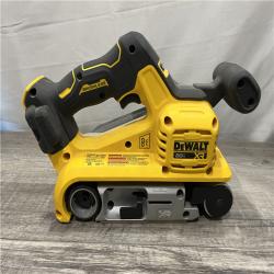 AS-IS DEWALT 20V MAX* XR Brushless Cordless Belt Sander (Tool-Only)