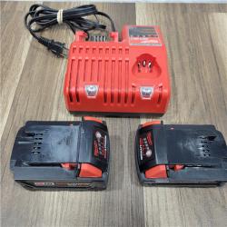 AS-IS Milwaukee M18 18-Volt Lithium-Ion Brushless Cordless Combo Kit (4-Tool) with 2-Batteries, 1-Charger and Tool Bag