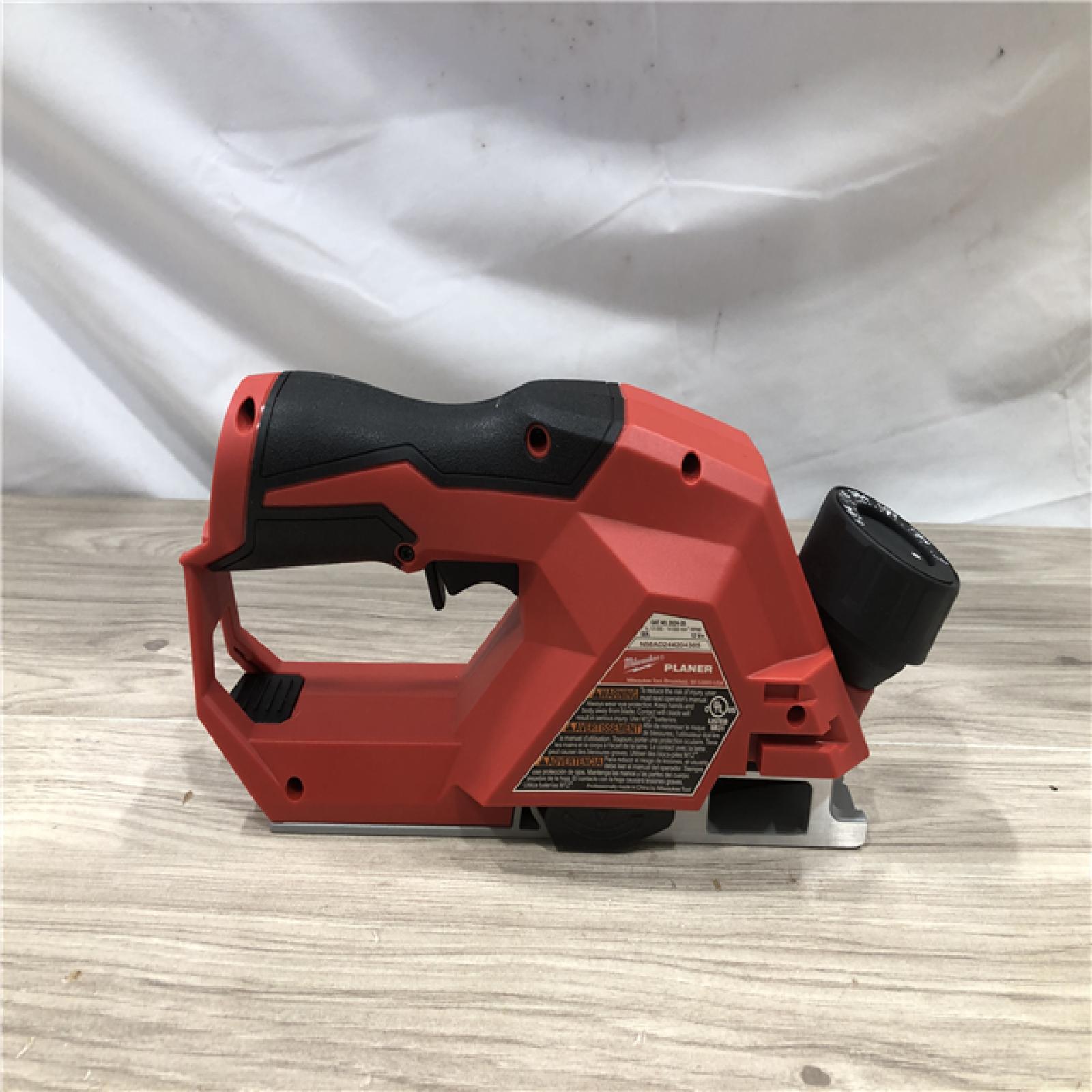 AS-IS Milwaukee M12 Brushless 2-inch Planer  Tool Only