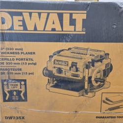 NEW- DEWALT 13 2 Speed 3-Knife Thickness Planer