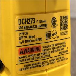 AS-IS DEWALT 20V MAX XR Cordless Brushless 1 in. SDS Plus L-Shape Rotary Hammer (Tool Only)