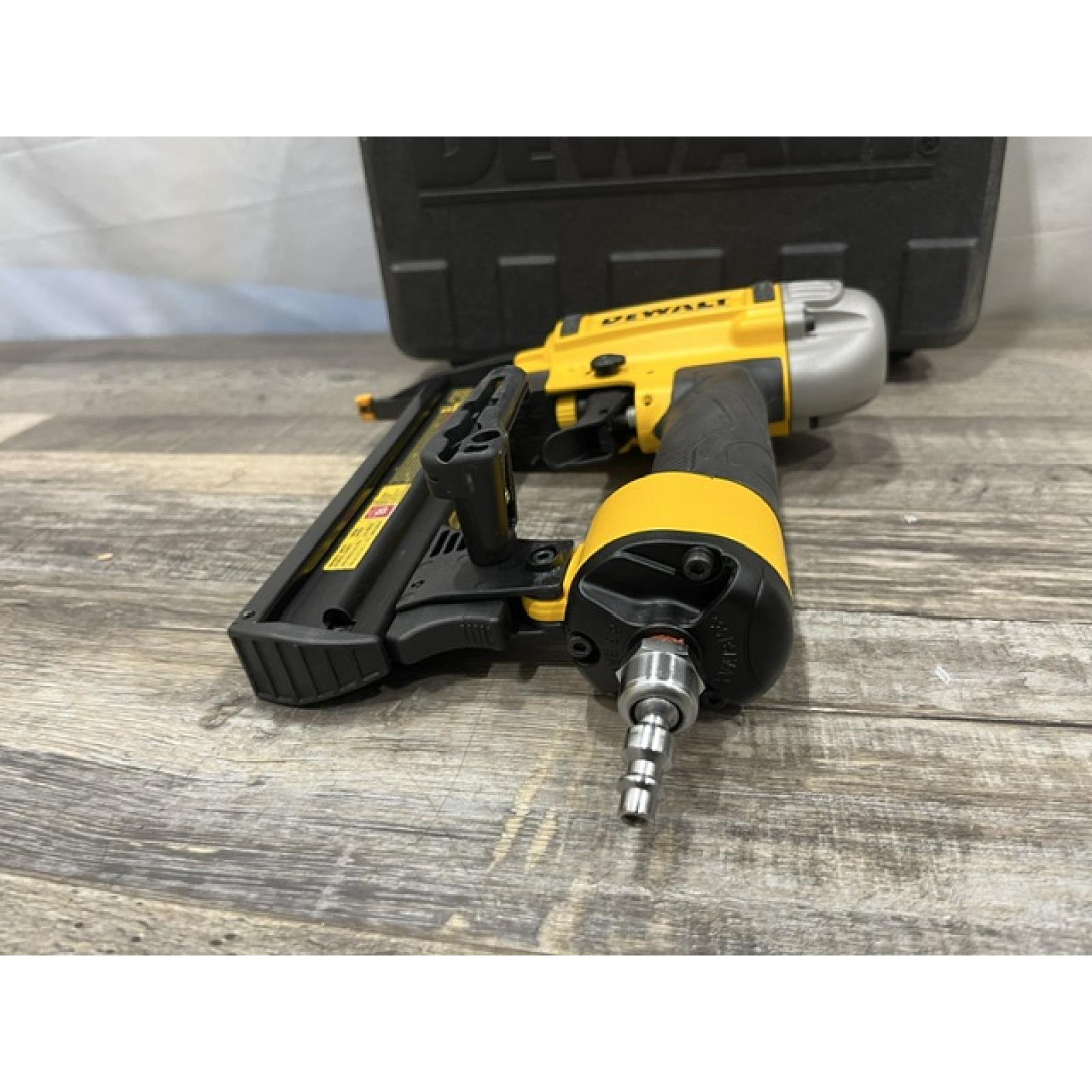 AS-IS DEWALT Pneumatic 18-Gauge 1/4 in. Crown Corded Stapler