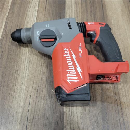 AS-IS Milwaukee M18 FUEL 18V Lithium-Ion Brushless Cordless 1 in. SDS-Plus Rotary Hammer (Tool-Only)