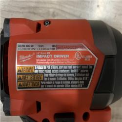 AS-IS Milwaukee FUEL 18V Lithium-Ion Brushless Cordless Hammer Drill and Impact Driver Combo Kit