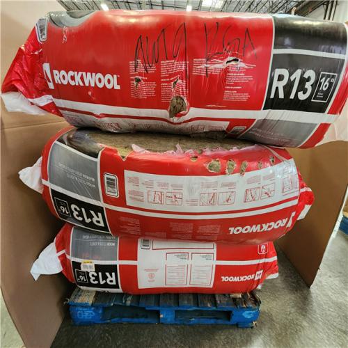 Phoenix AS-IS ROCKWOOL ComfortBatt 3-1/2 in. x 15.25 in. x 47 in. R-13 Stone Wool Insulation Pallet of 4