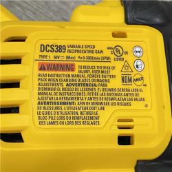 AS-IS DEWALT FLEXVOLT 60V MAX Cordless Brushless Reciprocating Saw (Tool Only)