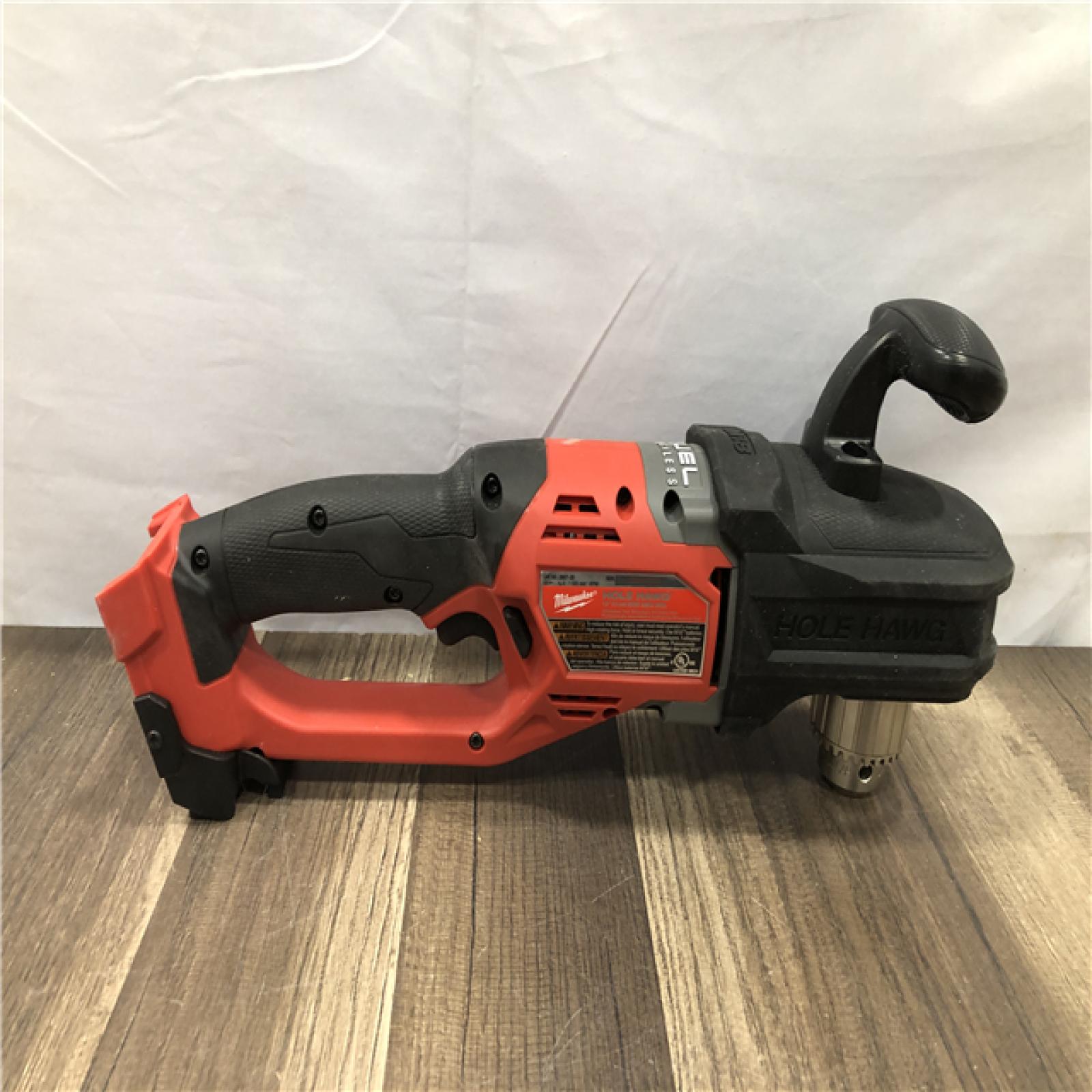 AS-IS Milwaukee FUEL GEN II 18V Lithium-Ion Brushless Cordless 1/2 in. Hole Hawg Right Angle Drill (Tool-Only)