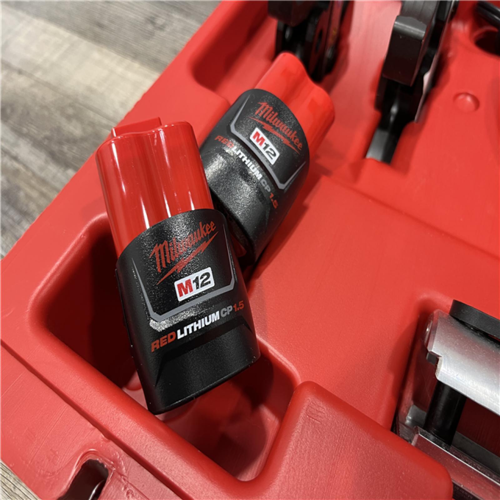AS-IS Milwaukee 12-Volt Lithium-Ion Force Logic Cordless Press Tool Kit