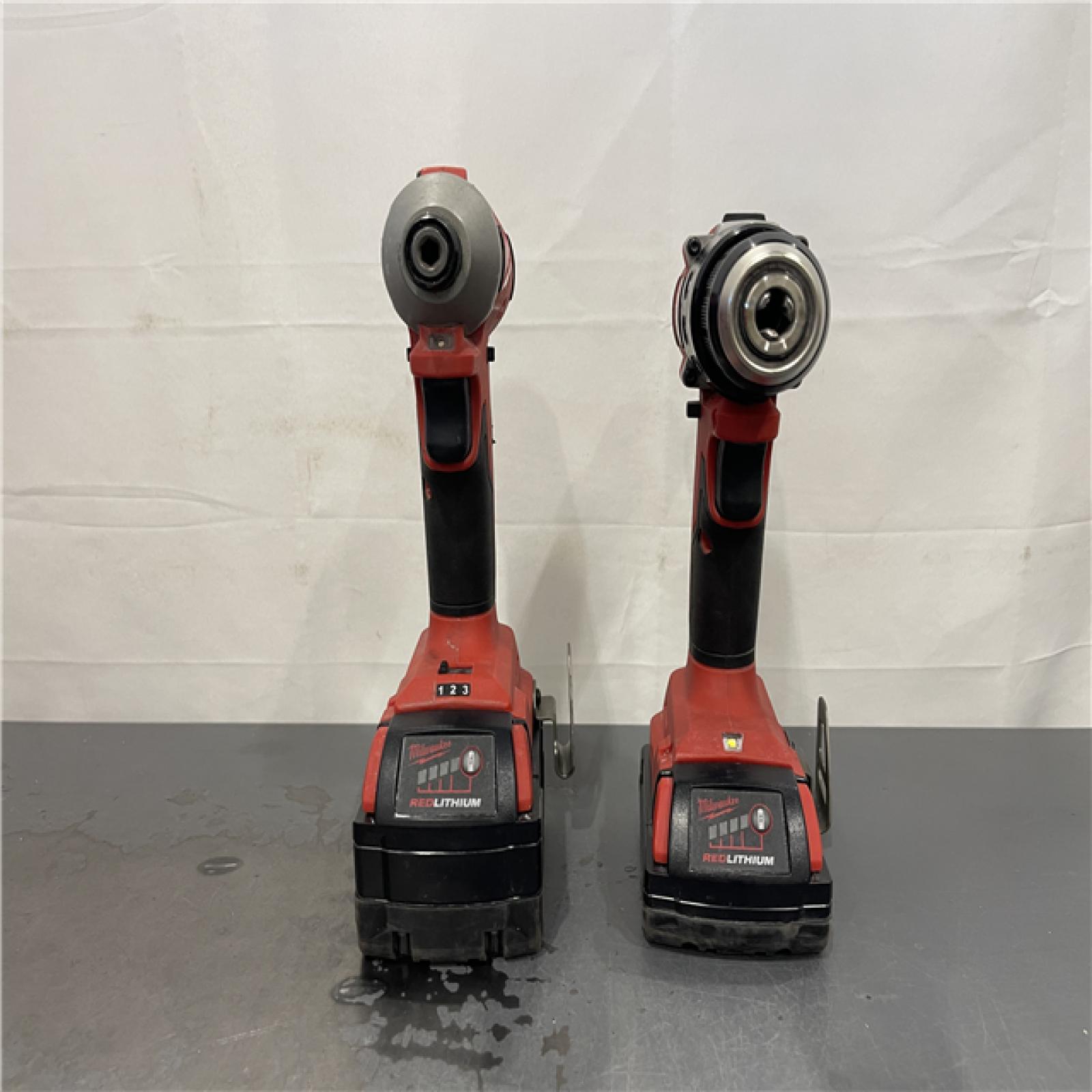 AS-IS- Milwaukee M18 Compact Brushless 2-Tool Combo Kit