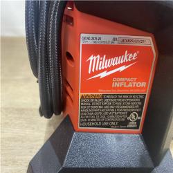 as-is Milwaukee 12-Volt Lithium-Ion Cordless Electric Portable Inflator (Tool-Only)