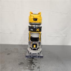 AS-IS- DEWALT 20V MAX XR Lithium-Ion Brushless Cordless Compact Router (Tool Only)