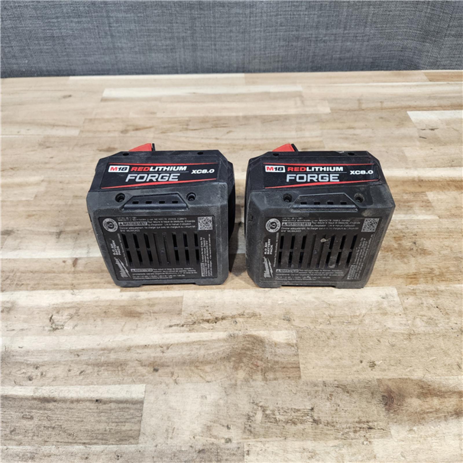 HOUSTON LOCATION - AS-IS MILWAUKEE FORGE BATTERY PACK QTY - 2