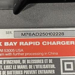AS-IS Milwaukee 18V Lithium-Ion REDLITHIUM FORGE Starter Kit with (2) 12.0 Ah Battery Pack and PACKOUT 6-Port Rapid Charger