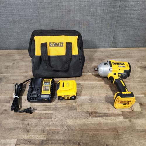 HOUSTON LOCATION - AS-IS (APPEARS LIKE NEW) Dewalt 20V MAX Lithium-Ion Cordless 1/2 in. Impact Wrench Kit W/ BATTERY & CHARGER