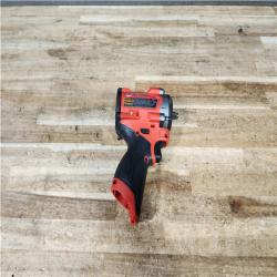 Houston Location AS-IS Milwaukee FUEL 12V Lithium-Ion Brushless Cordless Stubby 3/8 in. Impact Wrench (Tool-Only)