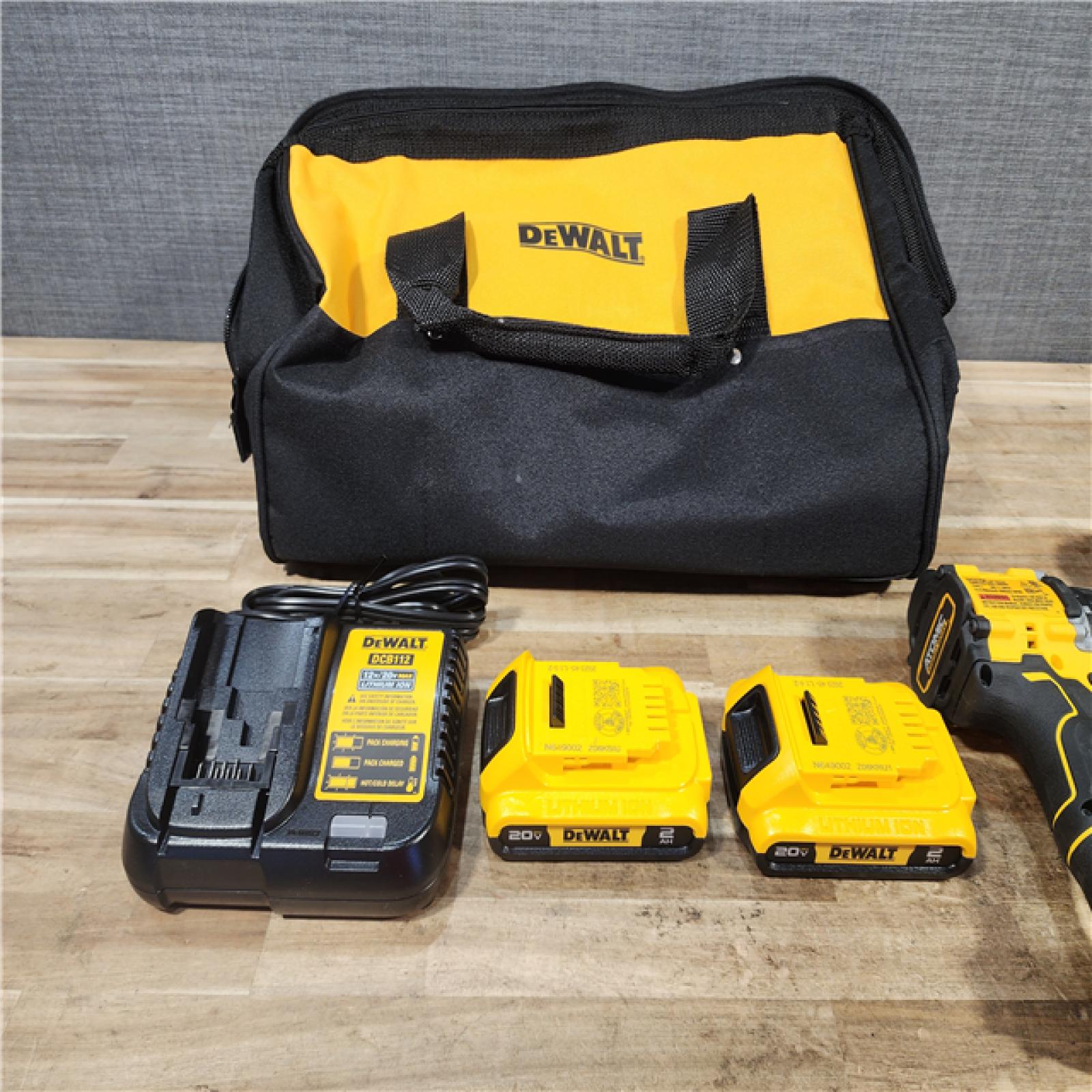 HOUSTON LOCATION - AS - IS DEWALT ATOMIC 20-Volt Lithium-Ion Cordless Brushless (2-Tool) Combo Kit