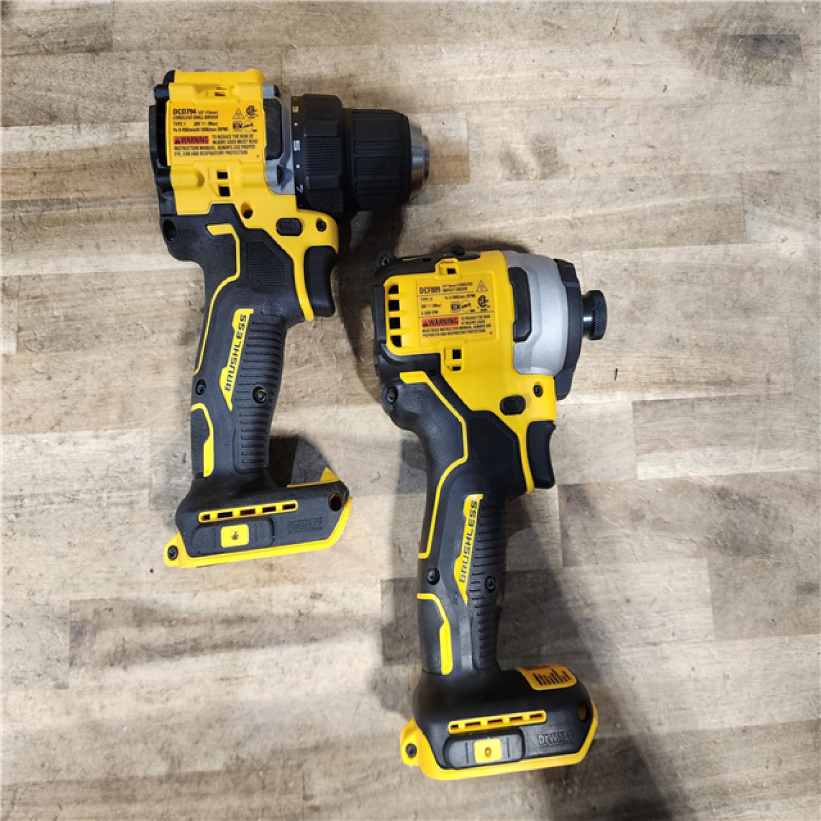HOUSTON LOCATION - AS-IS DEWALT ATOMIC 20-Volt MAX Lithium-Ion Cordless (2-Tool) Combo Kit