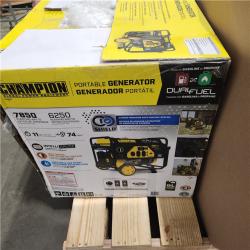 Dallas Location - As-Is Champion Power Equipment 7850/6250-Watt Gasoline Portable Generator