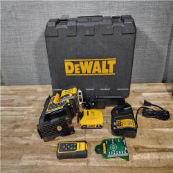 Houston Location AS-IS DeWALT DW0839CG 100-Foot Green Beam Laser Level and Distance Measurer Kit