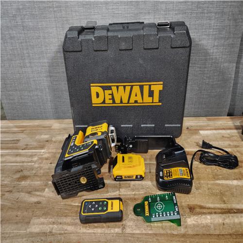 Houston Location AS-IS DeWALT DW0839CG 100-Foot Green Beam Laser Level and Distance Measurer Kit