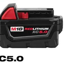NEW! - M18 18-Volt 5.0 Ah Lithium-Ion XC Extended Capacity Battery Pack