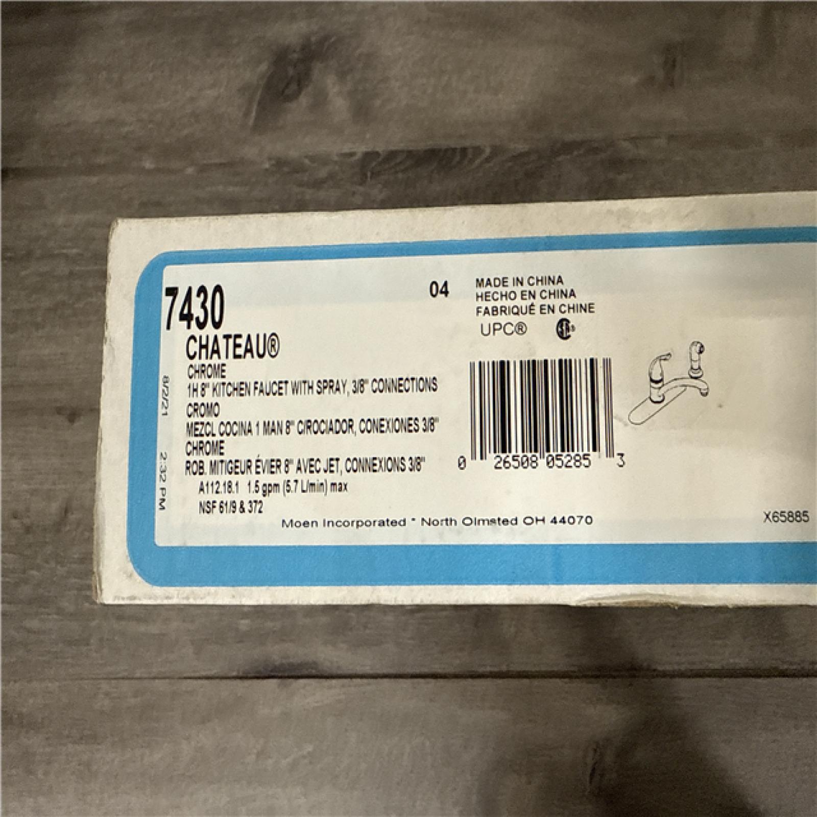 California AS-IS Moen One-Handle Kitchen Faucet