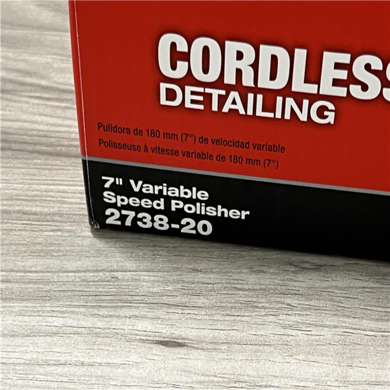 NEW Milwaukee FUEL 18V Lithium-Ion Brushless Cordless 7 in. Variable Speed Polisher (Tool-Only)