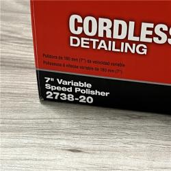 NEW Milwaukee FUEL 18V Lithium-Ion Brushless Cordless 7 in. Variable Speed Polisher (Tool-Only)