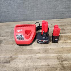 HOUSTON LOCATION - AS-IS Milwaukee 3497-22 12V Brushless Hammer Drill and Impact Driver Combo Kit