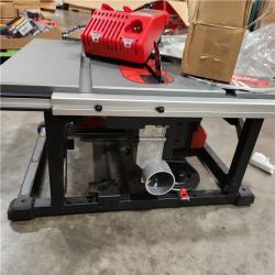 As-Is- Milwaukee M18 FUEL ONE-KEY 18- Volt Lithium-Ion Brushless Cordless 8-1/4 in. Table Saw Kit W/(1) 12.0Ah Battery & Rapid Charger