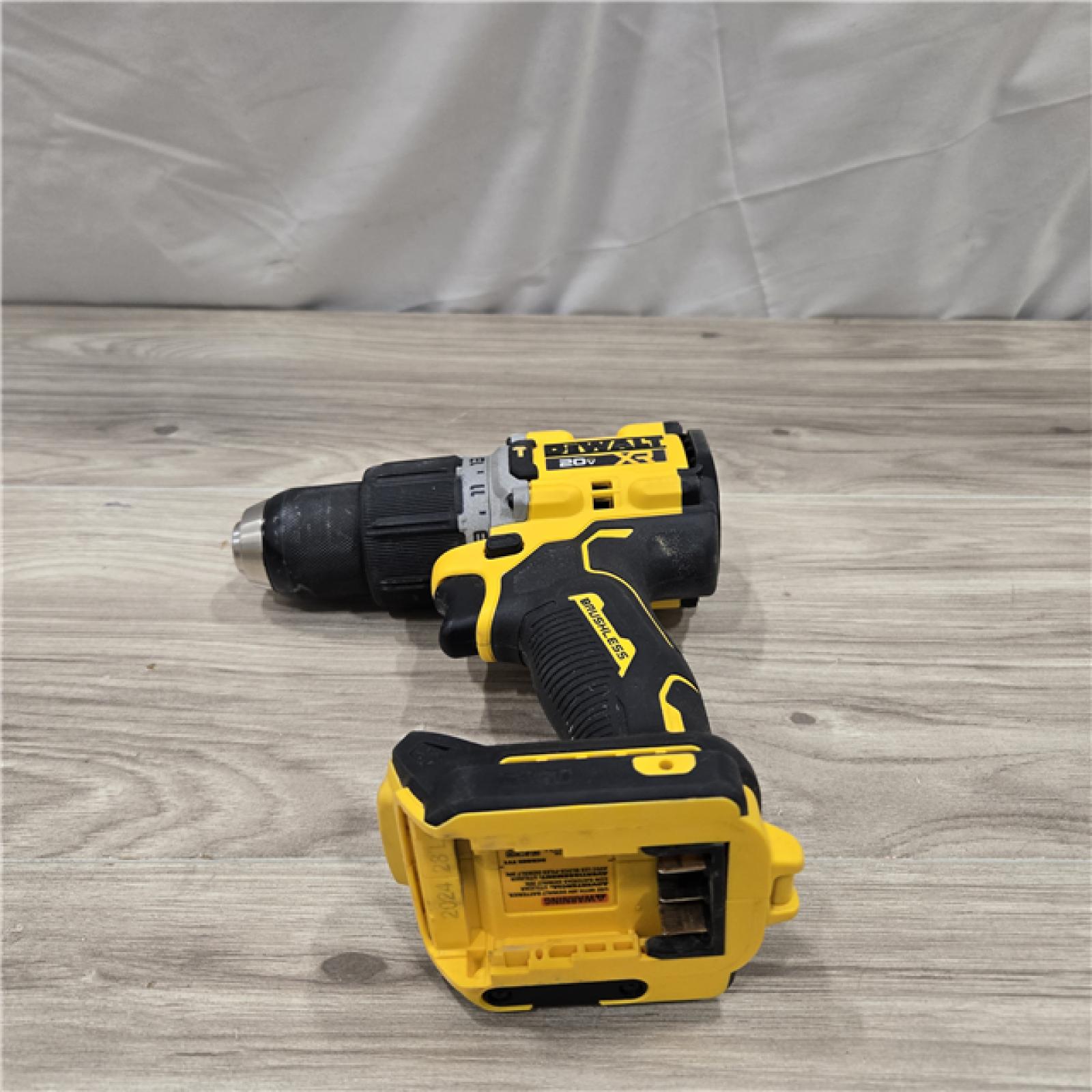 AS-IS DEWALT 20V Compact Cordless 1/2 in. Hammer Drill (Tool-Only)