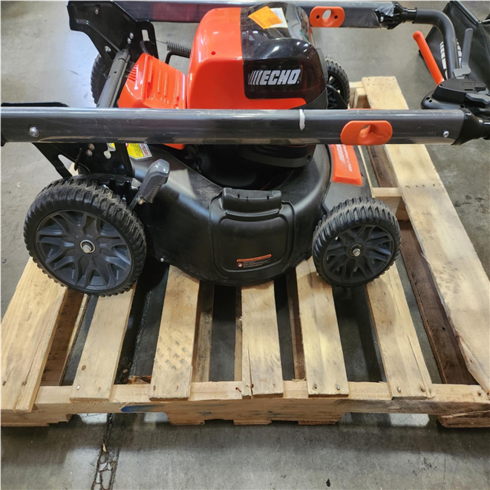 Phoenix USED ECHO 56V 21 in. Cordless Battery 3-in-1 Walk Behind Self-Propelled Lawn Mower w/ (2) 5Ah Batteries and Rapid Charger