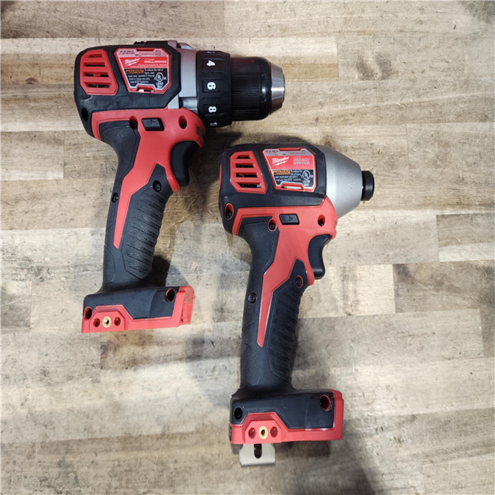 HOUSTON LOCATION - AS-IS Milwaukee M18 Brushed Cordless (2-Tool) Drill/Driver and Impact Driver Kit