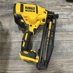 AS-IS DEWALT 20V MAX XR 16-Gauge Electric Cordless Angled Finishing Nailer Kit