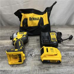 AS-IS DEWALT Atomic 20V Max Lithium-Ion Brushless Cordless Compact 1/4 in. Impact Driver Kit