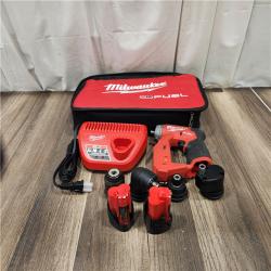 AS IS Milwaukee M12 FUEL 12V Lithium-Ion Brushless Cordless 4-in-1 Installation 3/8 in. Drill Driver Kit with 4-Tool Heads