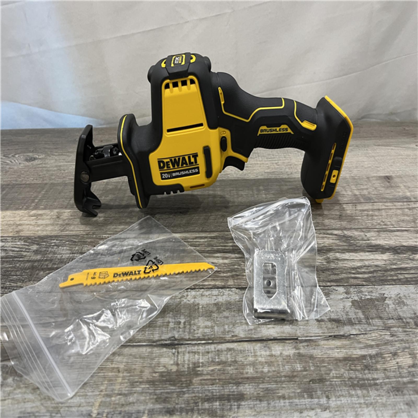 AS-IS DEWALT ATOMIC 20V MAX Cordless Brushless Compact Reciprocating Saw (Tool Only)