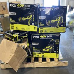 DALLAS LOCATION - RYOBI MOWER PALLET -(4 UNITS)