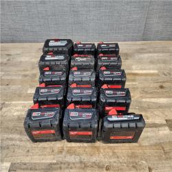 HOUSTON LOCATION - AS-IS MILWAUKEE BATTERY PACK QTY - 15
