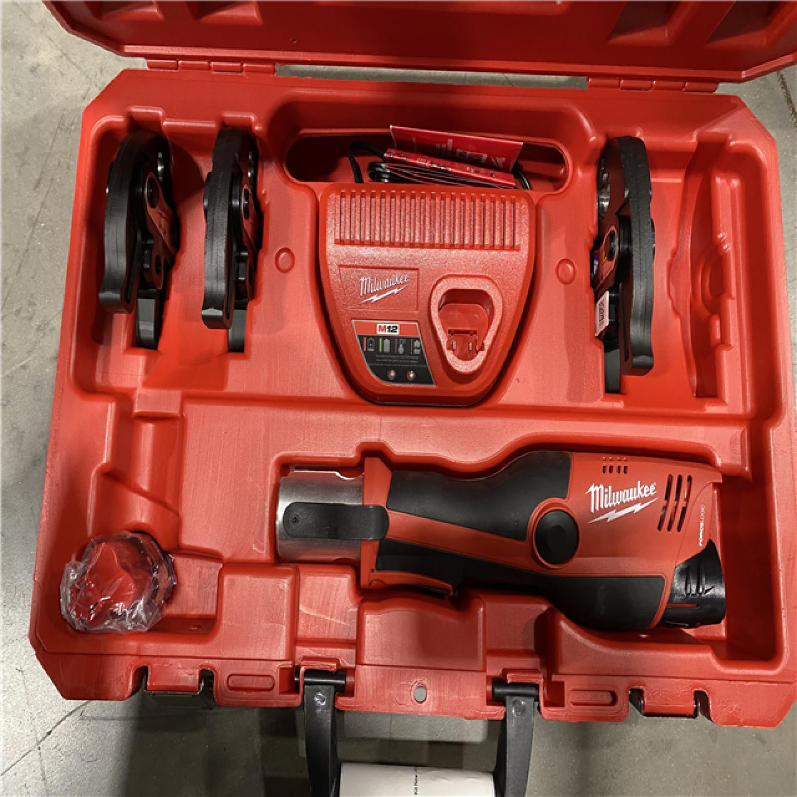 AS-IS Milwaukee 2473-22 M12 Li-Ion FORCE LOGIC Press Tool Kit New