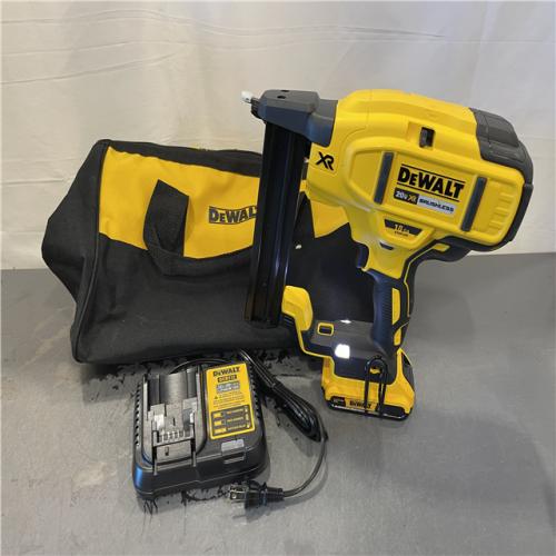 AS-IS - DeWALT 20V MAX XR Lithium-Ion Cordless 18-Gauge Narrow Crown Stapler Kit