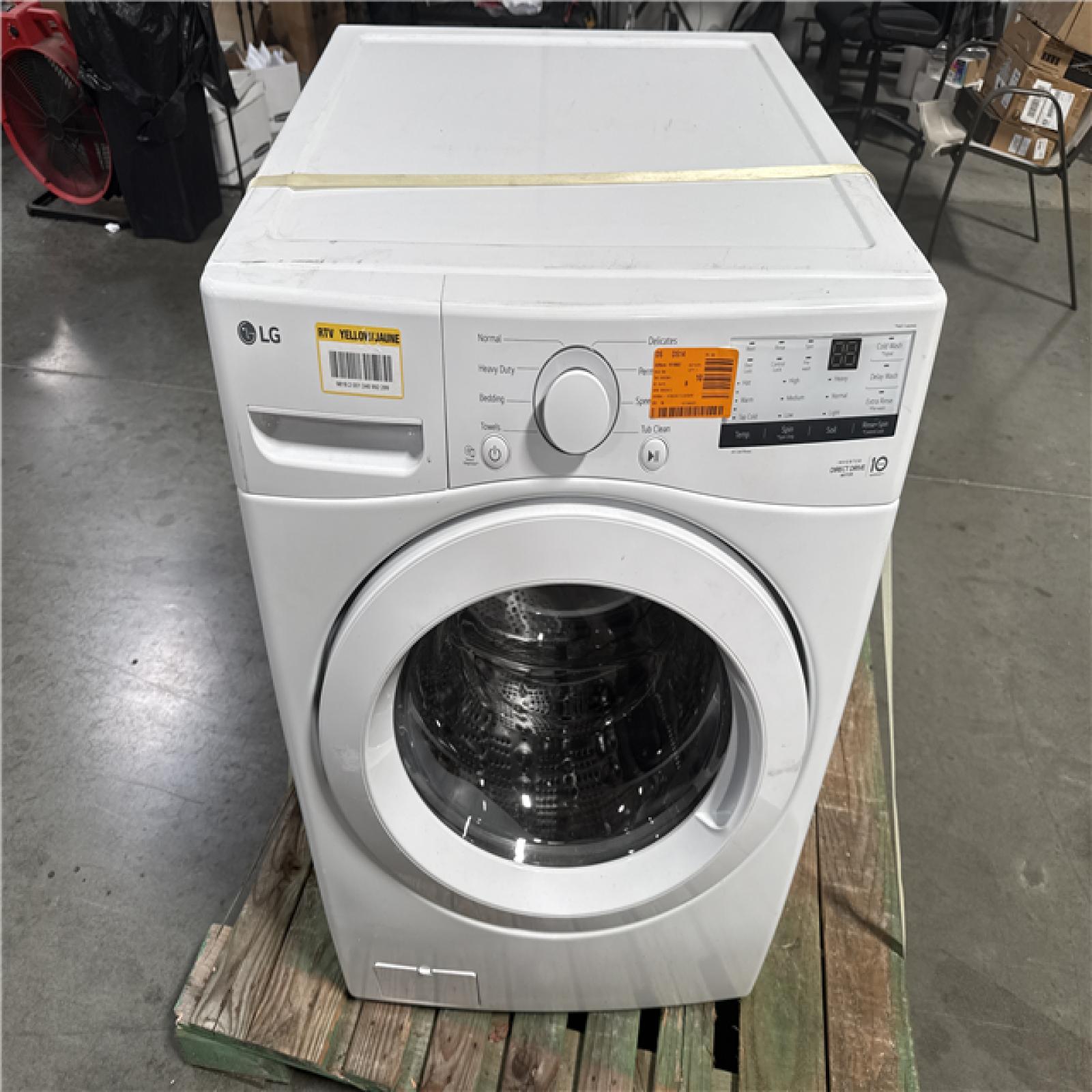 CALIFORNIA AS-IS LG WASHING MACHINE