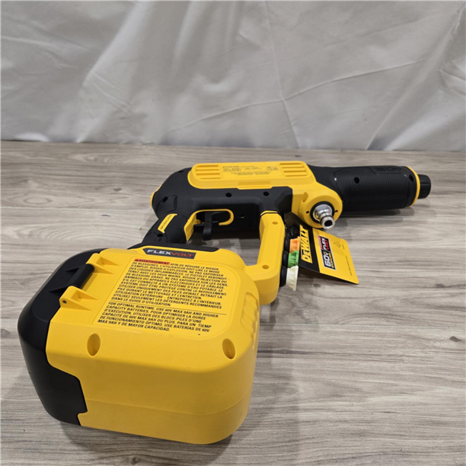 AS-IS DEWALT FLEXVOLT 60V MAX 1000 PSI 1.0 GPM Cold Water Cordless Power Cleaner (Tool Only)