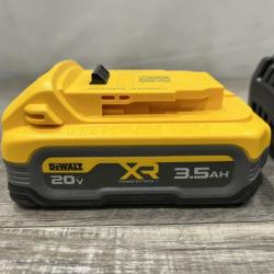 AS-IS DEWALT 20V MAX XR POWERSTACK Lithium-Ion Battery Starter Kit with 3.5Ah Battery and Charger