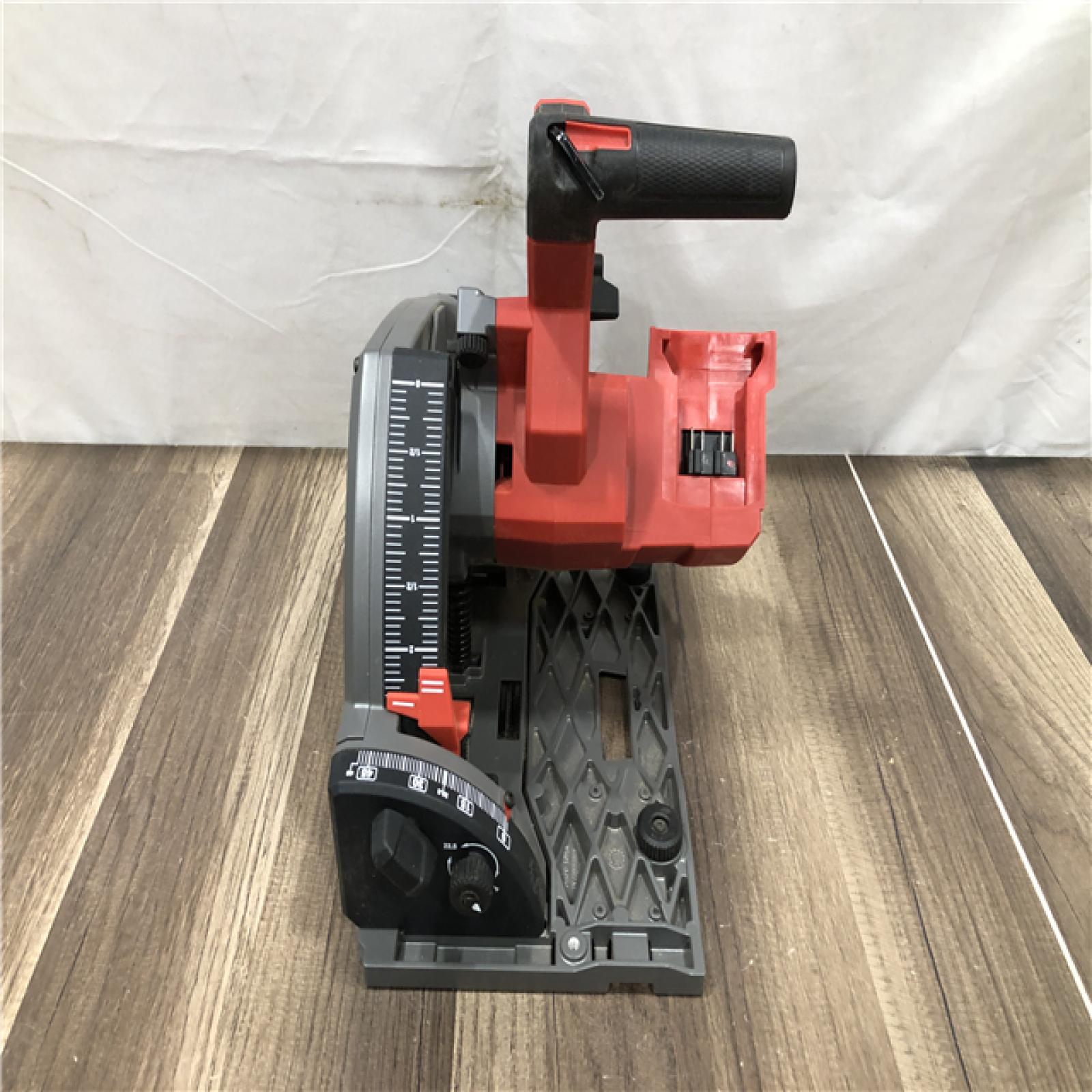AS-IS Milwaukee FUEL 18V Lithium-Ion Cordless Brushless 6-1/2 in. Plunge Cut Track Saw (Tool-Only)