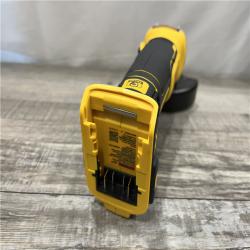 AS-IS DEWALT 20V MAX XR Cordless Brushless 4.5 in. Slide Switch Small Angle Grinder with Kickback Brake (Tool Only)