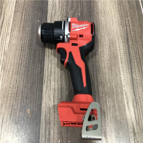 AS-IS Milwaukee 18V Lithium-Ion Brushless Cordless 1/2 in. Compact Drill/Driver (Tool-Only)