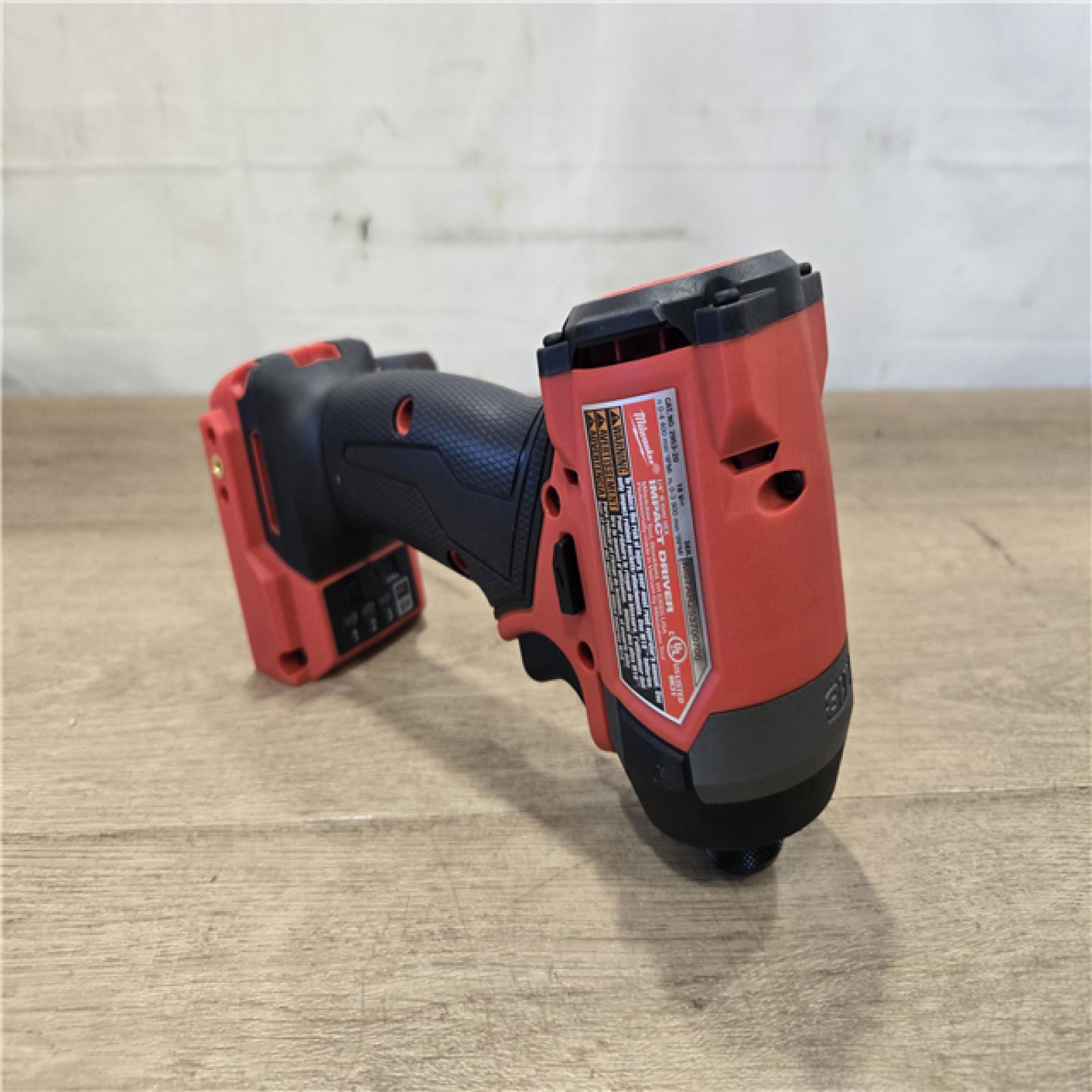 AS-IS Milwaukee FUEL 18V Cordless 1/4 in. Hex Impact Driver (Tool-Only)